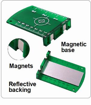 Green Magnetic Laser Target Laser Targets