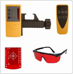 Spot-On SRL200R Rotary Laser Level HDG Horizontal & Dual Grade 500m Ext Pro Set [Industrial Grade] Spot-On Rotary Lasers