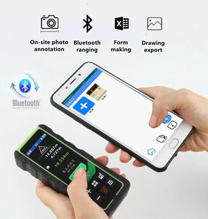 Spot-On SLDM100G Green Beam Laser Distance Meter 100m Pro w/Bluetooth & Voice Data Laser Distance Meters