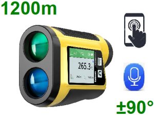 Spot-On IR Infrared Digital/Laser Range Finder 1200m XPro w/Speed, Touch Screen & Voice Data Laser Distance Meters