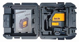 Spot-On LaserChalkLine X2 Green Cross Line Laser Level 30m Set - Special 2026 Promotion Offer Cross, Line & Spot Lasers