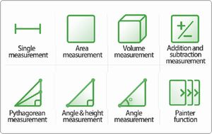 Spot-On Green Beam Laser Distance Meter 150m XPro w/Bluetooth & Camera Laser Range Finders