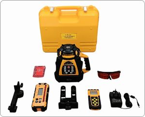 Spot-On SRL210R Rotary Laser Level HVP2/DDG Horizontal Vertical Plumb2 & Digital Dual Grade Ext 800m  Pro Set Rotary Lasers