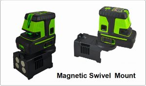 Spot-On GreenLiner X2 P5 Cross, Plumb & Multi Point Laser Level Pro Set Cross, Line & Spot Lasers