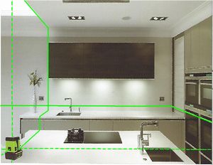 Spot-On GreenLiner X2 P5 Cross, Plumb & Multi Point Laser Level Pro Set Cross, Line & Spot Lasers