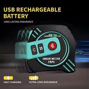 SmartTape SDLT80G Green Beam 2-in-1 Digital Laser Distance Meter 80m Pro + 5m Tape Measure + Special Promotion Offer Laser Tape Measures