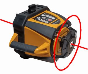 Spot-On SRL210R Rotary Laser Level HVP2/DDG Horizontal Vertical Plumb2 & Digital Dual Grade Ext 800m  Pro Set Spot-On Rotary Lasers