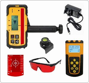 Spot-On SRL210CSS Rotary Laser Level HVP2/DDG Horizontal Vertical Plumb2 & Digital Dual Grade 800m XPro Construction Site Set + Promotion Spot-On Rotary Lasers