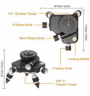 Fukuda TileLiner 3D 360 Multi Line Laser Level Set Square Lasers