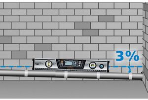SmartLevel SDL40P Digital Laser Spirit Level 400mm Pro 0.05° Magnetic w/Bluetooth & Voice Data [Industrial Grade]
 Digital Spirit Levels