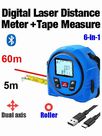 SmartTape SDLT60R Red Beam 6-in-1 Digital Laser Distance Meter 60m Roller + 5m Tape Measure + Special Promotion Offer
 : Laser Tape Measures